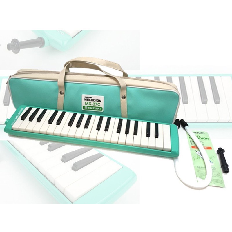 Suzuki 37 Key Professional Melodica MX-37D with Handbag, Hose